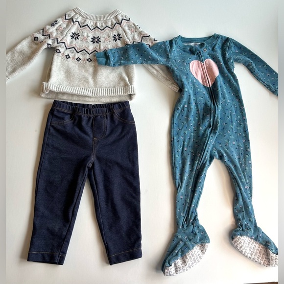 Carter's Other - 9 piece Bundle Carter’s 12 month baby girls clothing